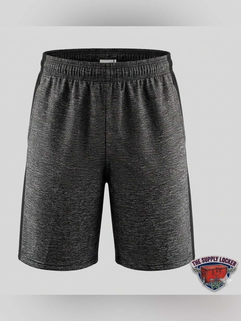 Ultra Performance Men’s Gray Black Athletic Shorts Size Large